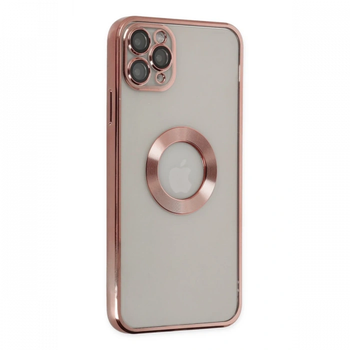 Newface iPhone 11 Pro Kılıf Slot Silikon - Rose Gold
