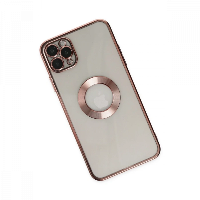 Newface iPhone 11 Pro Kılıf Slot Silikon - Rose Gold
