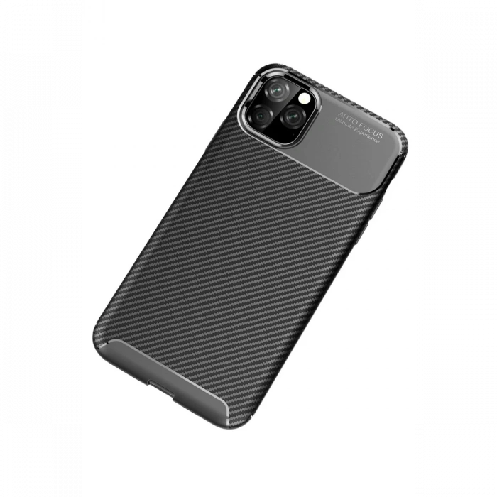 Newface iPhone 11 Pro Max Kılıf Auto Focus Karbon Kapak