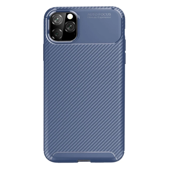 Newface iPhone 11 Pro Max Kılıf Auto Focus Karbon Kapak