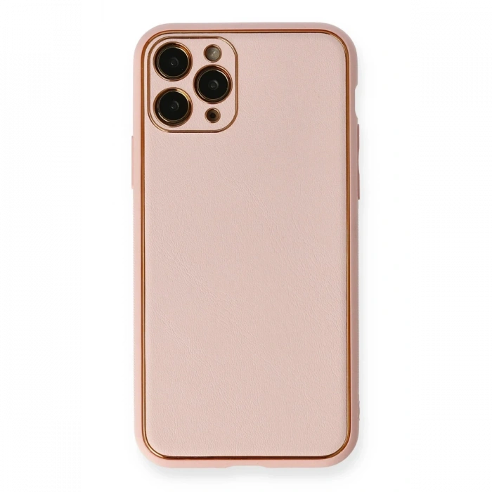 Newface iPhone 11 Pro Max Kılıf Coco Deri Silikon Kapak