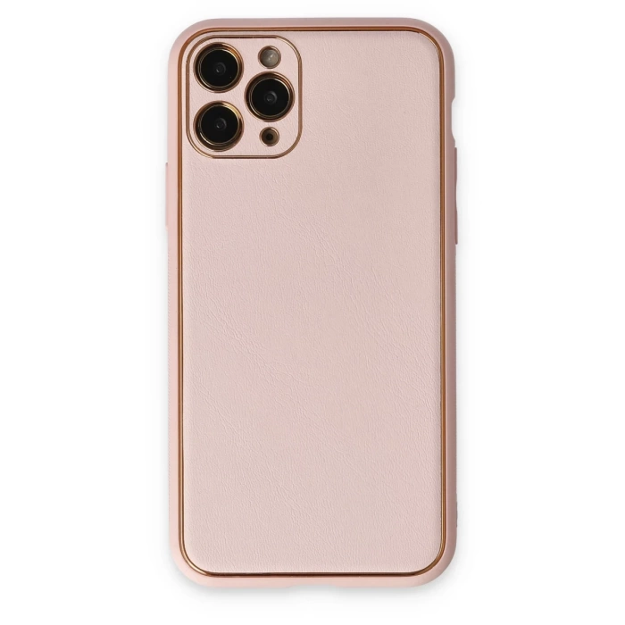 Newface iPhone 11 Pro Max Kılıf Coco Deri Silikon Kapak