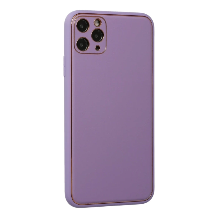 Newface iPhone 11 Pro Max Kılıf Coco Deri Silikon Kapak