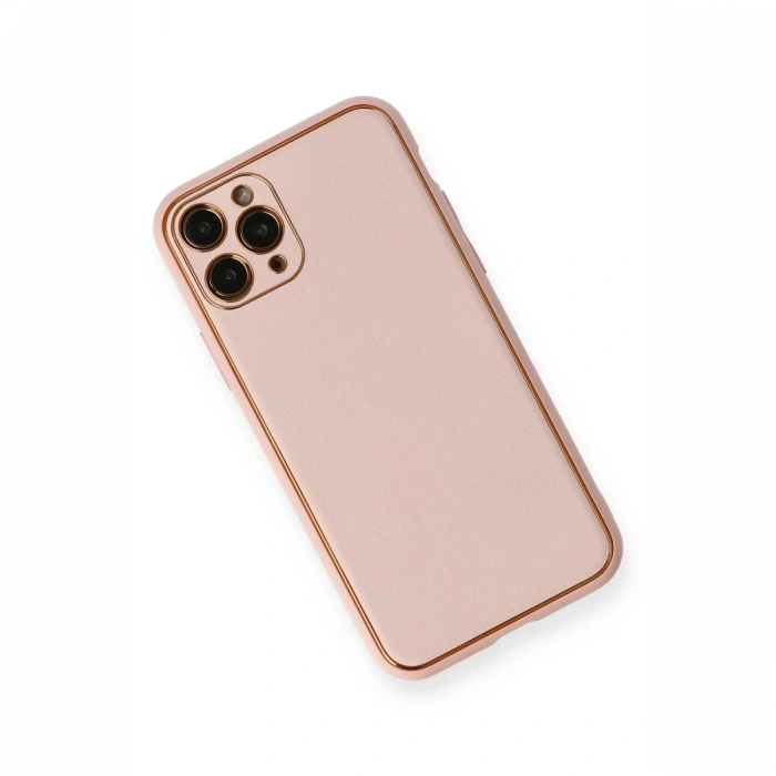 Newface iPhone 11 Pro Max Kılıf Coco Deri Silikon Kapak