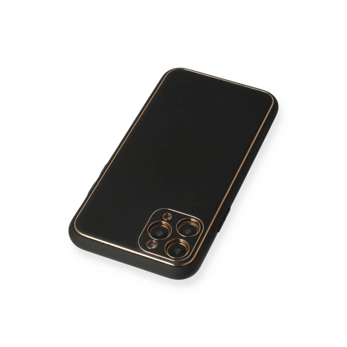 Newface iPhone 11 Pro Max Kılıf Coco Deri Silikon Kapak