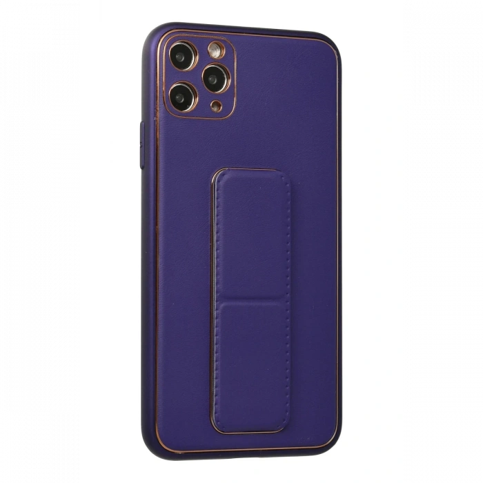 Newface iPhone 11 Pro Max Kılıf Coco Deri Standlı Kapak