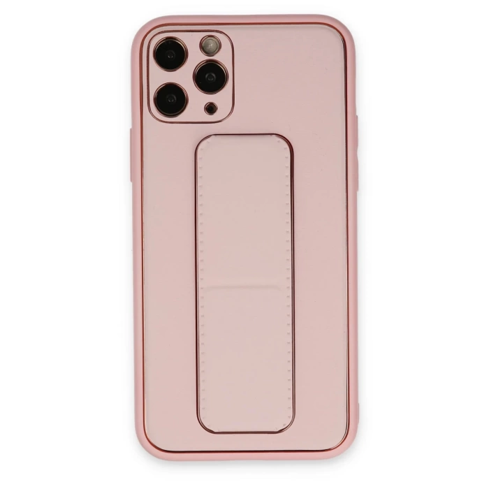 Newface iPhone 11 Pro Max Kılıf Coco Deri Standlı Kapak