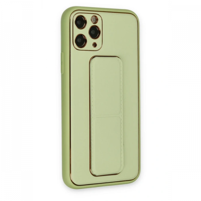Newface iPhone 11 Pro Max Kılıf Coco Deri Standlı Kapak