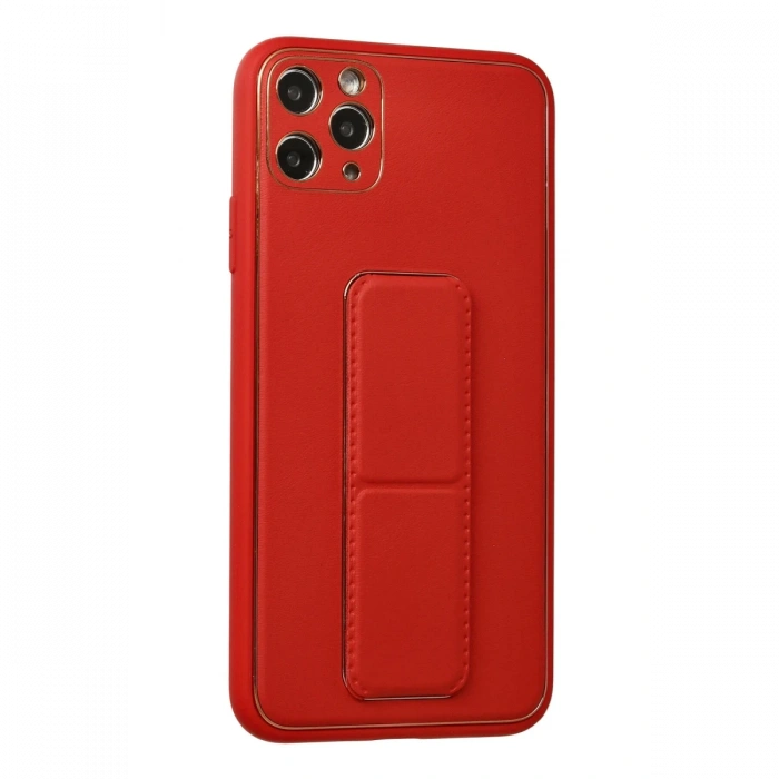 Newface iPhone 11 Pro Max Kılıf Coco Deri Standlı Kapak