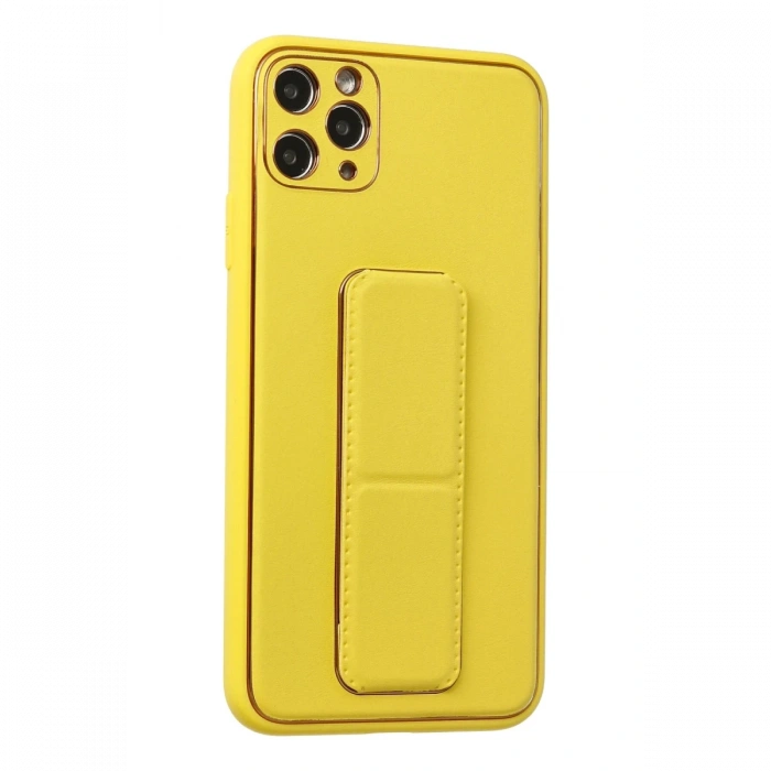 Newface iPhone 11 Pro Max Kılıf Coco Deri Standlı Kapak