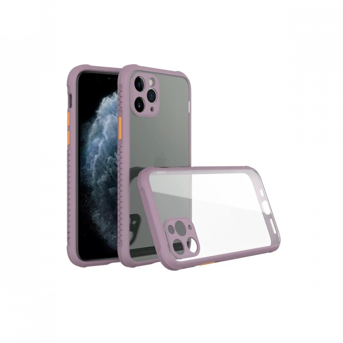 Newface iPhone 11 Pro Max Kılıf Miami Şeffaf Silikon