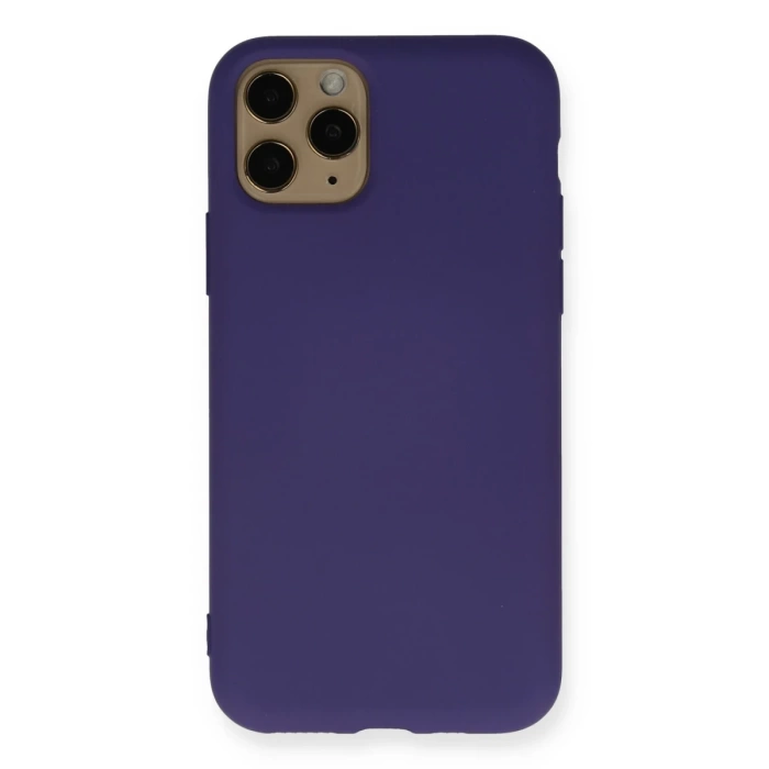 Newface iPhone 11 Pro Max Kılıf Nano içi Kadife Silikon
