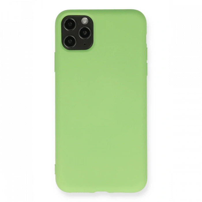 Newface iPhone 11 Pro Max Kılıf Nano içi Kadife Silikon