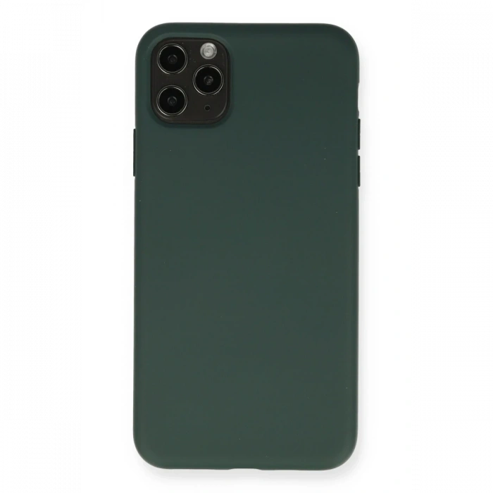 Newface iPhone 11 Pro Max Kılıf Nano içi Kadife Silikon