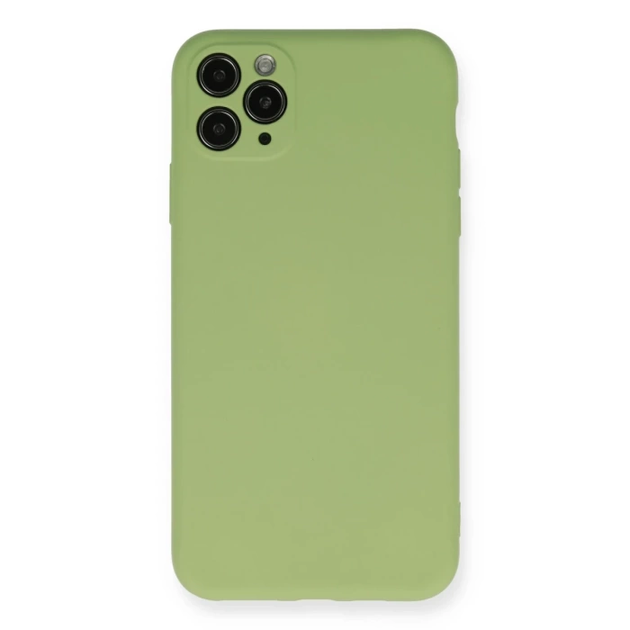 Newface iPhone 11 Pro Max Kılıf Nano içi Kadife Silikon