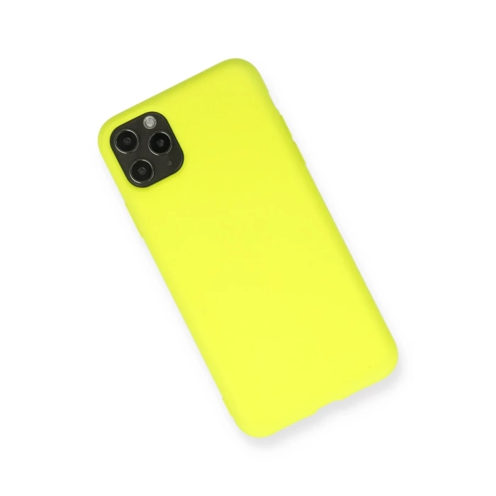 Newface iPhone 11 Pro Max Kılıf Nano içi Kadife Silikon