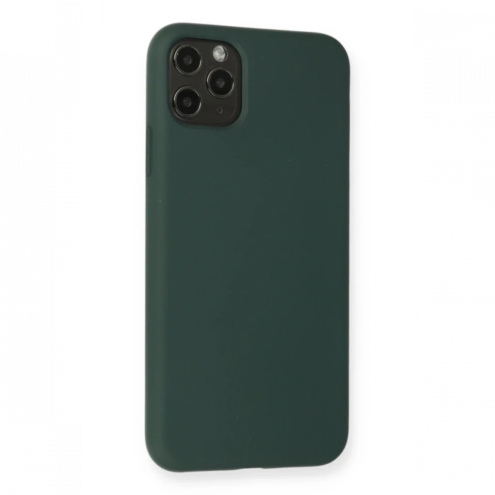 Newface iPhone 11 Pro Max Kılıf Nano içi Kadife Silikon