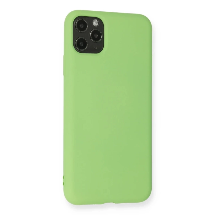 Newface iPhone 11 Pro Max Kılıf Nano içi Kadife Silikon