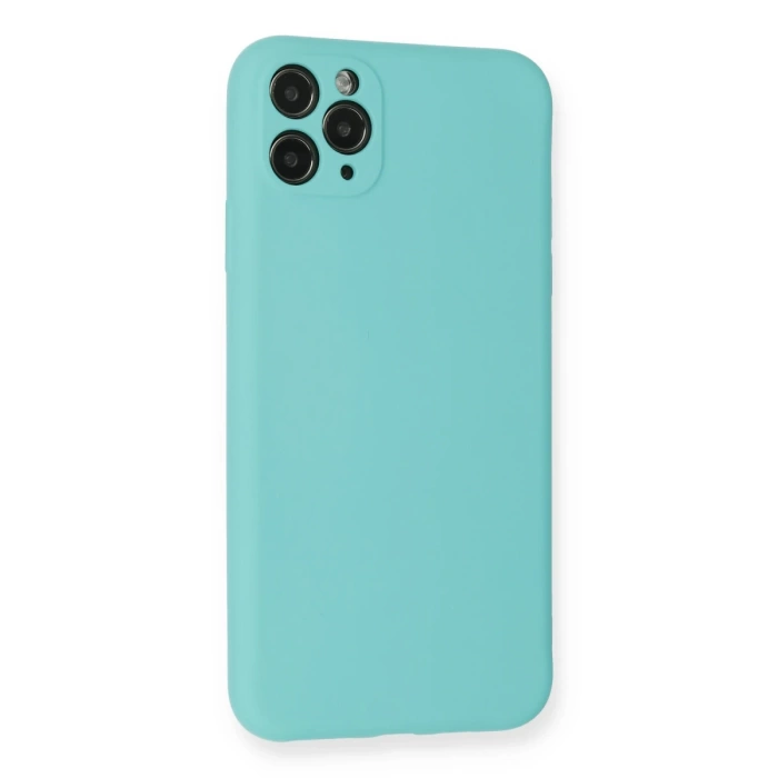 Newface iPhone 11 Pro Max Kılıf Nano içi Kadife Silikon