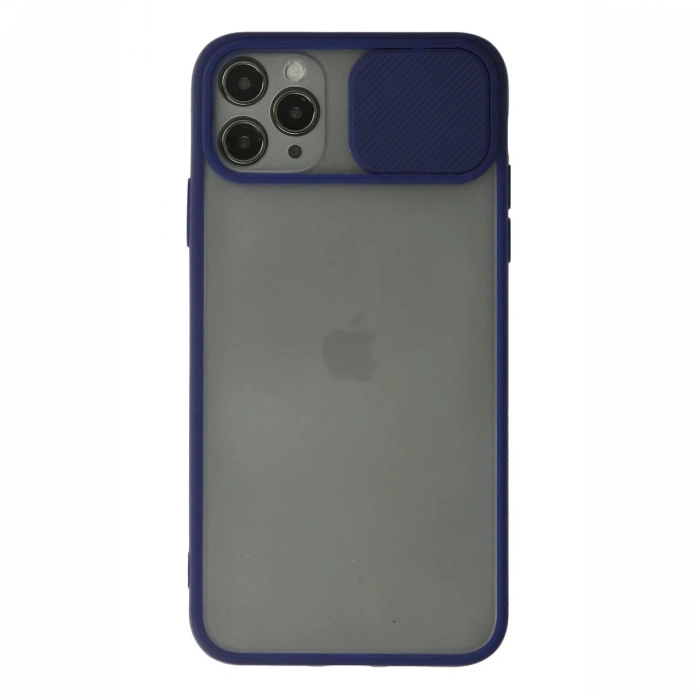Newface iPhone 11 Pro Max Kılıf Palm Buzlu Kamera Sürgülü Silikon
