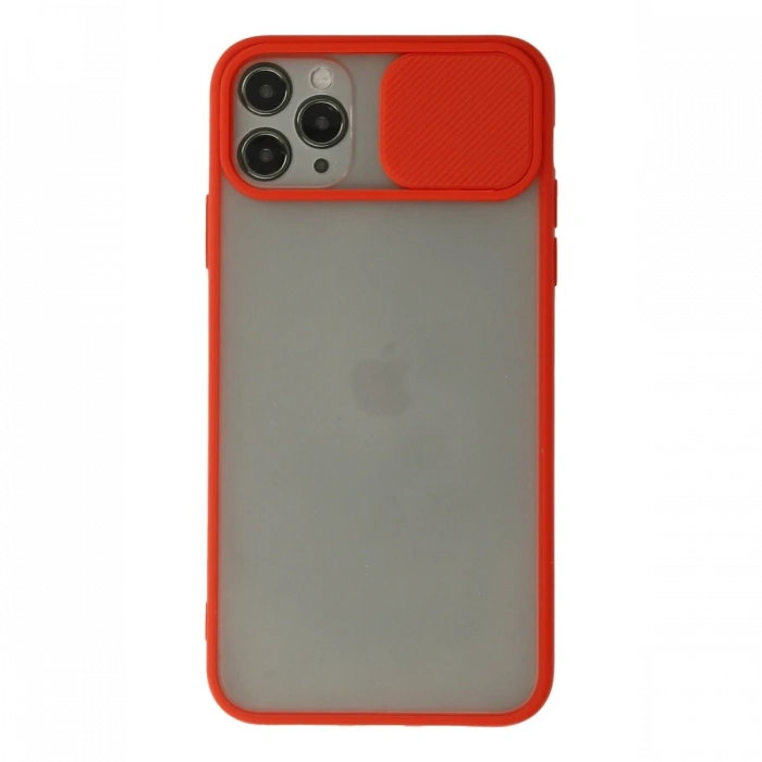 Newface iPhone 11 Pro Max Kılıf Palm Buzlu Kamera Sürgülü Silikon