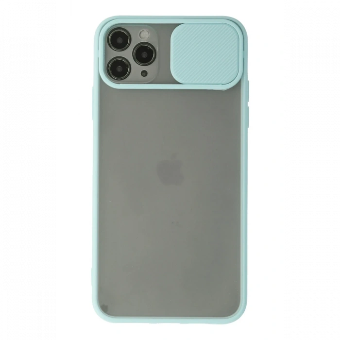 Newface iPhone 11 Pro Max Kılıf Palm Buzlu Kamera Sürgülü Silikon