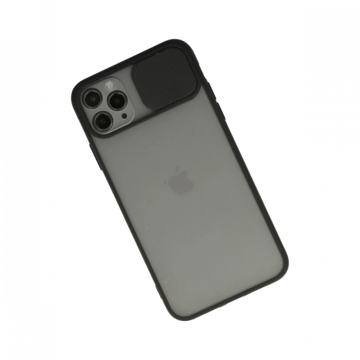 Newface iPhone 11 Pro Max Kılıf Palm Buzlu Kamera Sürgülü Silikon