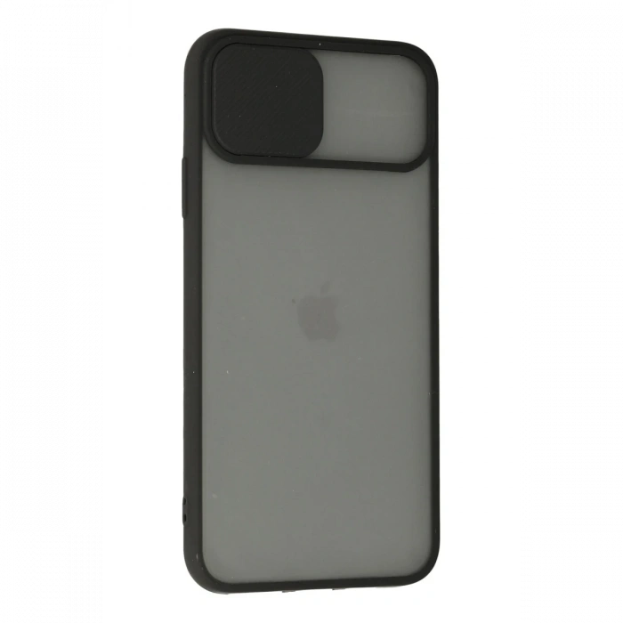 Newface iPhone 11 Pro Max Kılıf Palm Buzlu Kamera Sürgülü Silikon