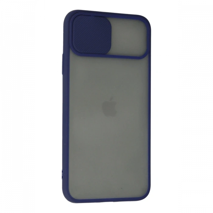 Newface iPhone 11 Pro Max Kılıf Palm Buzlu Kamera Sürgülü Silikon