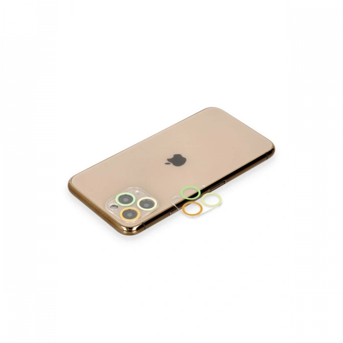 Newface iPhone 11 Pro Renkli Kamera Lens Koruma Cam