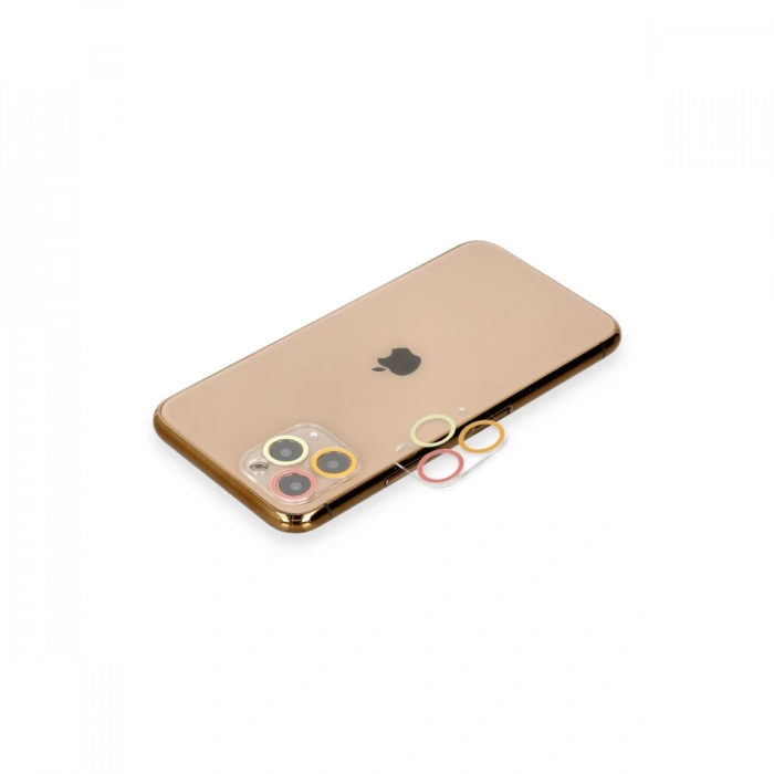 Newface iPhone 11 Pro Renkli Kamera Lens Koruma Cam