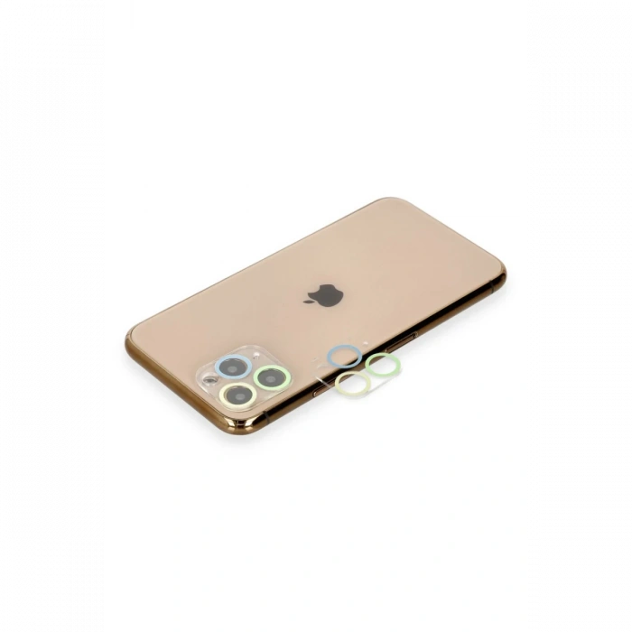 Newface iPhone 11 Pro Renkli Kamera Lens Koruma Cam