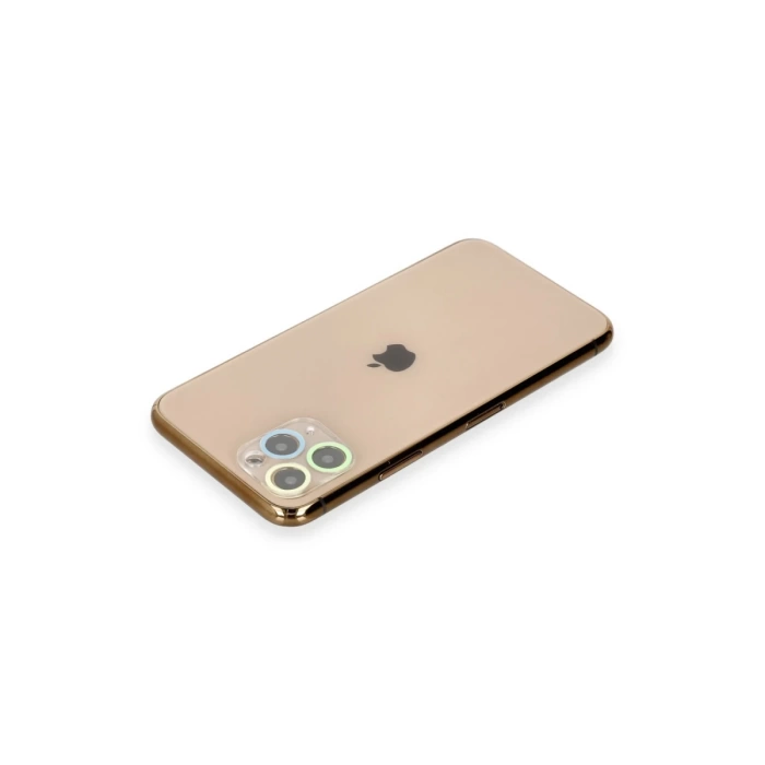Newface iPhone 11 Pro Renkli Kamera Lens Koruma Cam