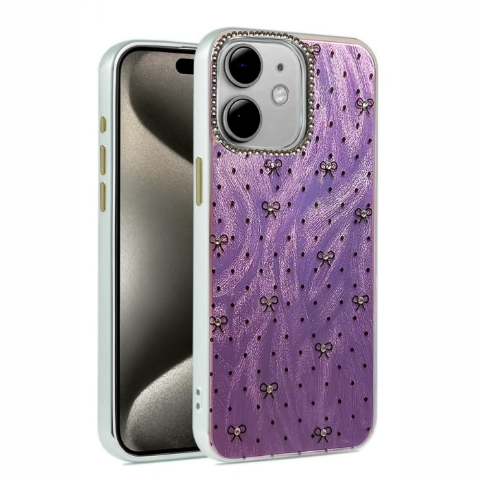 iPhone 12 Kılıf Blade Aynalı Desenli Kapak