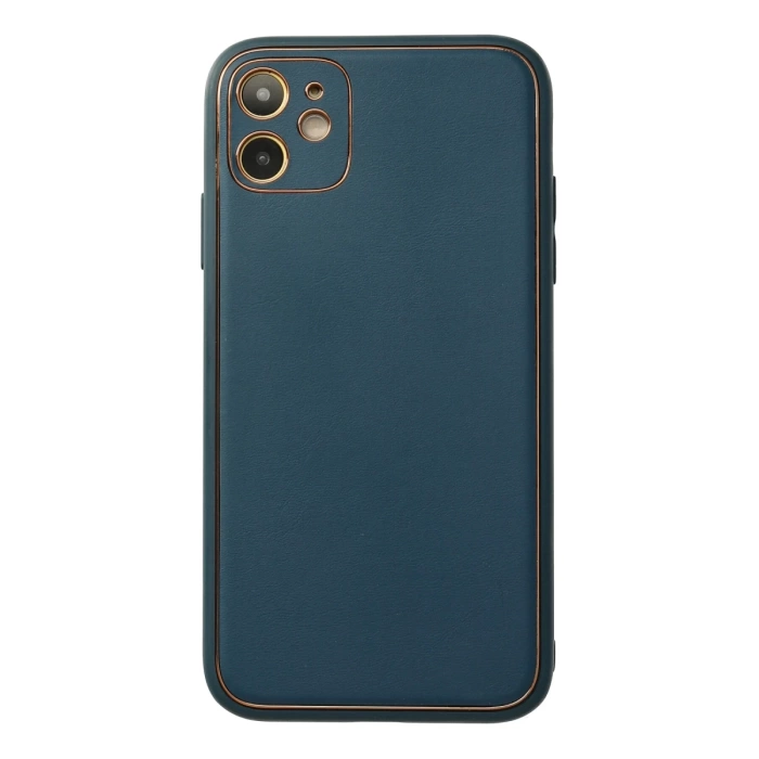 Newface iPhone 12 Kılıf Coco Deri Silikon Kapak
