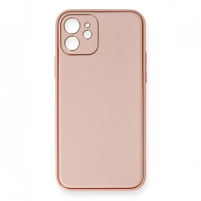 Newface iPhone 12 Kılıf Coco Deri Silikon Kapak