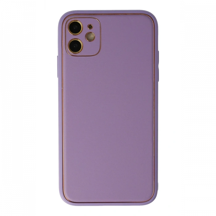 Newface iPhone 12 Kılıf Coco Deri Silikon Kapak
