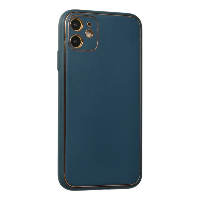 Newface iPhone 12 Kılıf Coco Deri Silikon Kapak