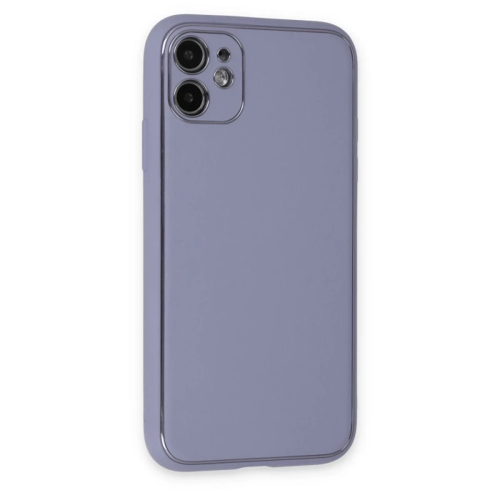 Newface iPhone 12 Kılıf Coco Deri Silikon Kapak