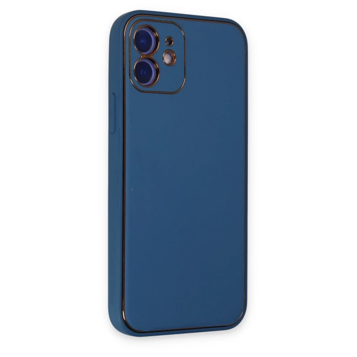 Newface iPhone 12 Kılıf Coco Deri Silikon Kapak