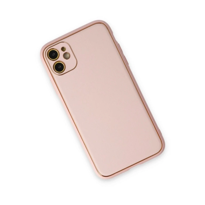 Newface iPhone 12 Kılıf Coco Deri Silikon Kapak