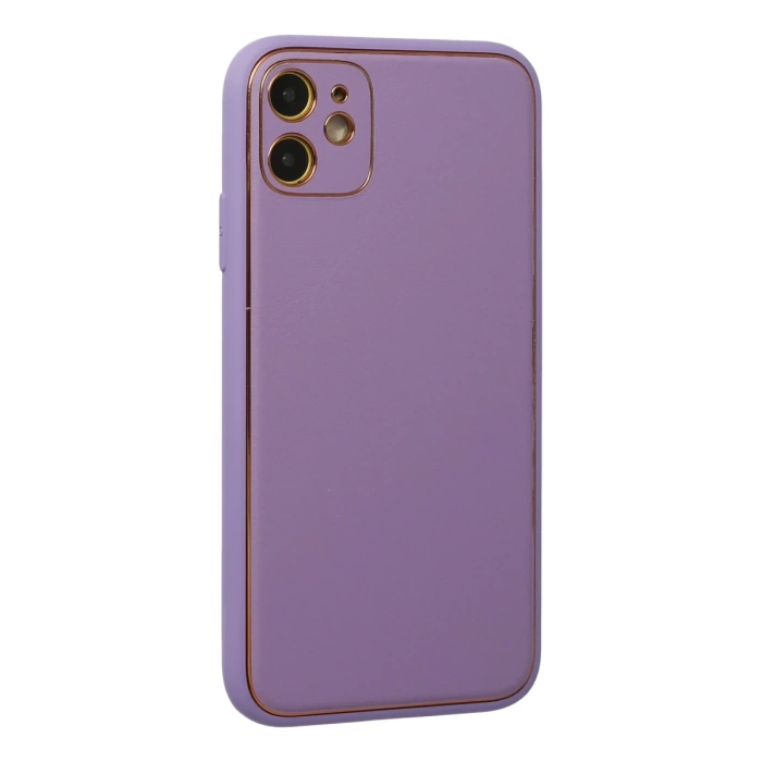 Newface iPhone 12 Kılıf Coco Deri Silikon Kapak
