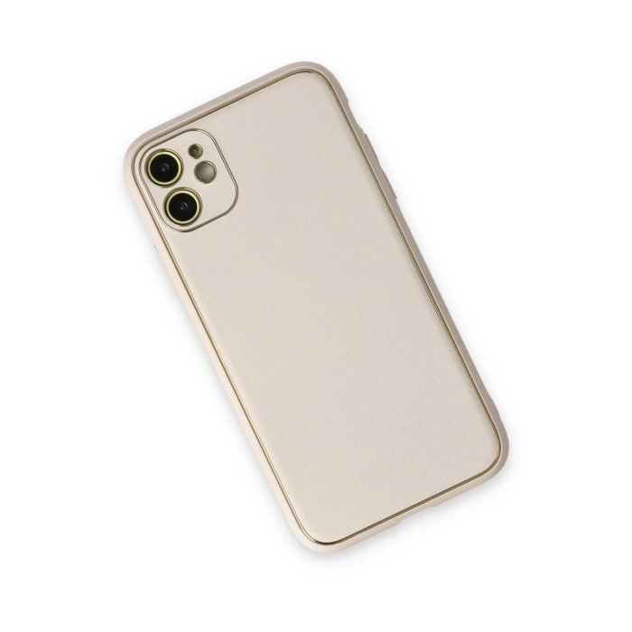 Newface iPhone 12 Kılıf Coco Deri Silikon Kapak
