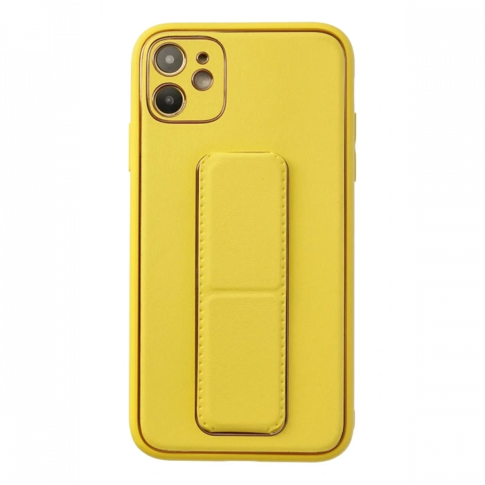 Newface iPhone 12 Kılıf Coco Deri Standlı Kapak