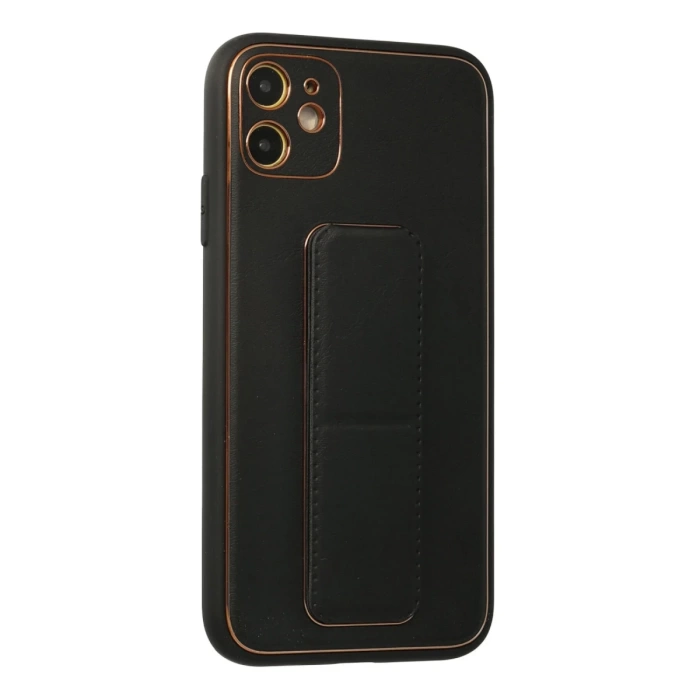Newface iPhone 12 Kılıf Coco Deri Standlı Kapak