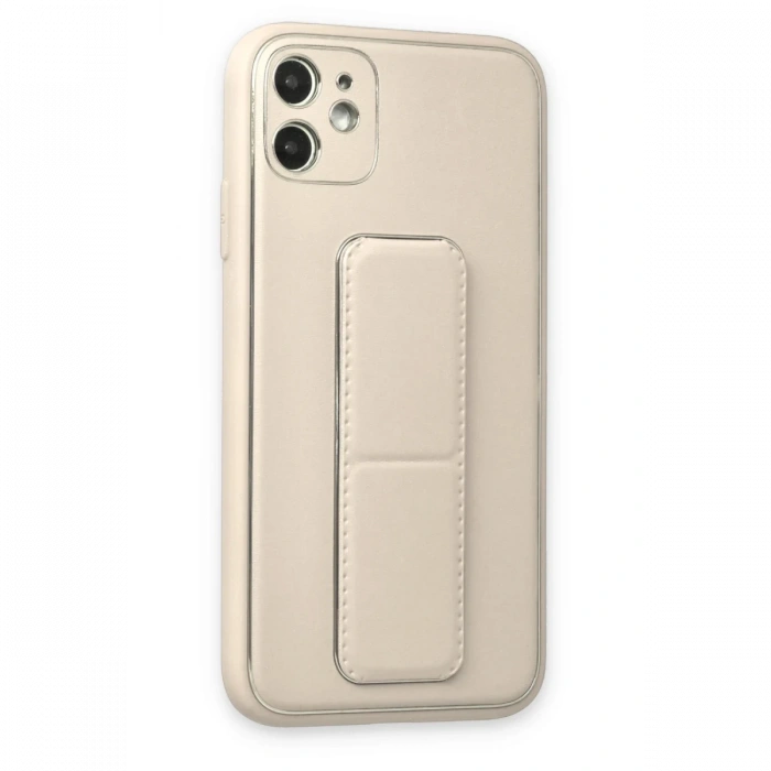 Newface iPhone 12 Kılıf Coco Deri Standlı Kapak