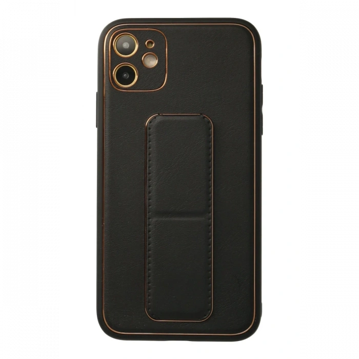 Newface iPhone 12 Kılıf Coco Deri Standlı Kapak