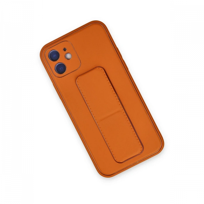 Newface iPhone 12 Kılıf Coco Deri Standlı Kapak