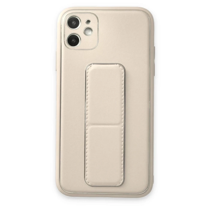 Newface iPhone 12 Kılıf Coco Deri Standlı Kapak