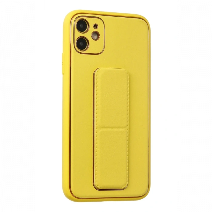 Newface iPhone 12 Kılıf Coco Deri Standlı Kapak